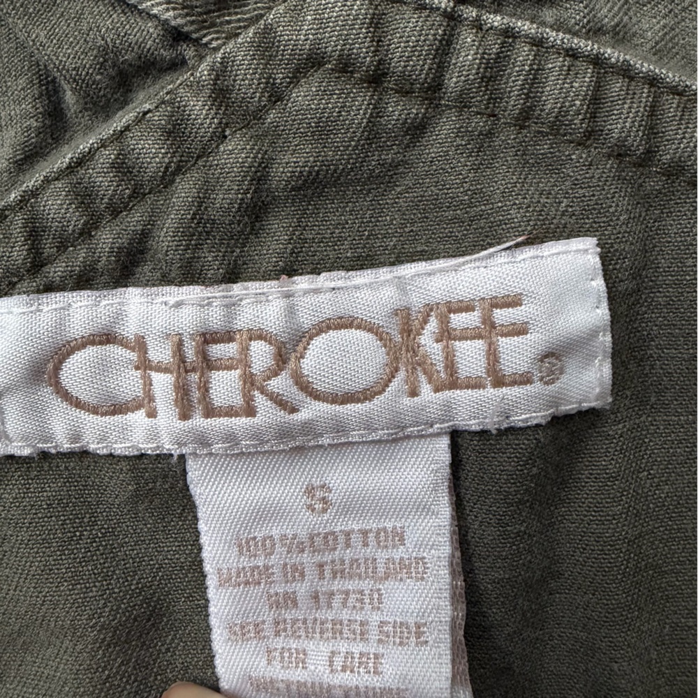 Vintage Cherokee Y2K Cotton Straight Leg Granola Overalls - Picture 3 of 14